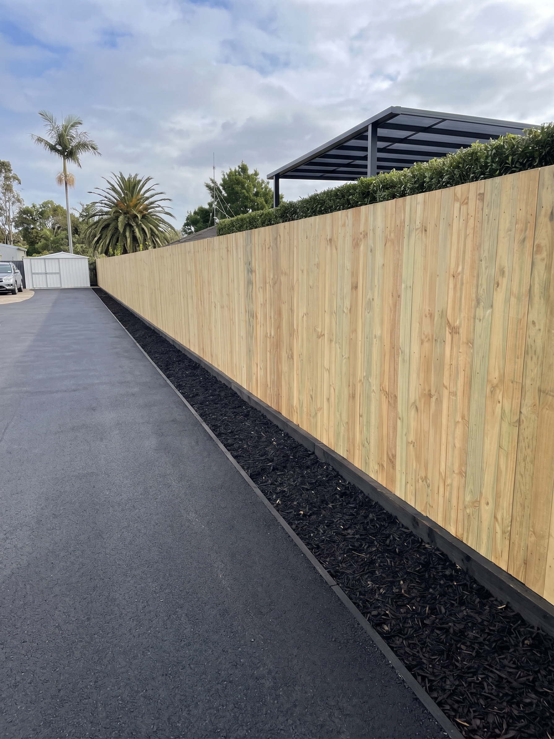 Quality timber fencing installation in Sunshine Coast